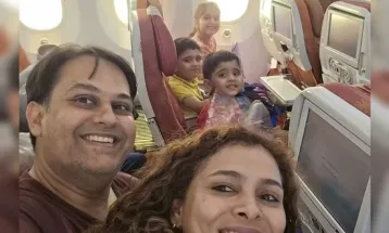 Tragédia na Índia: família registra última foto antes de avião cair