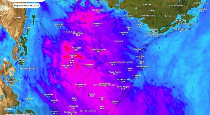 Nova frente fria chega ao Brasil neste sábado