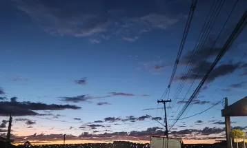 Sexta-feira (13) começa com frio intenso e rajadas de vento em Cascavel