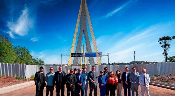 Vereadores de Foz e Presidente Franco buscam solução para a abertura da Ponte da Integração