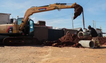 Obra de pavimentação no Loteamento Wilson Gonçalves avança e leva mais dignidade a 181 famílias