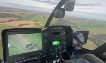 Com apoio de helicóptero, Polícia Militar apreende 700 quilos de maconha no Oeste do Paraná