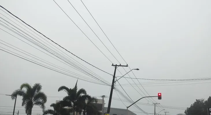 Domingo começa úmido e com temperaturas amenas em Cascavel