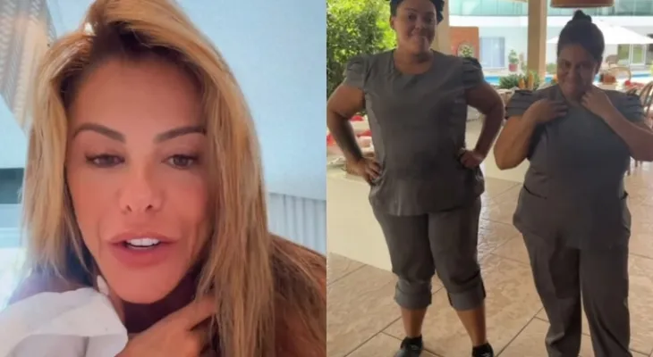 Poliana Rocha propõe desafio de emagrecimento para funcionárias com prêmio surpresa: “Perder quilinhos”
