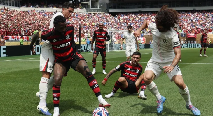 Flamengo domina e vence o Chelsea por 3 a 1