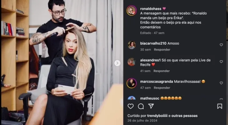 Erika Hilton paga maquiadores com verba da Câmara; salários chegam a R$ 9,6 mil