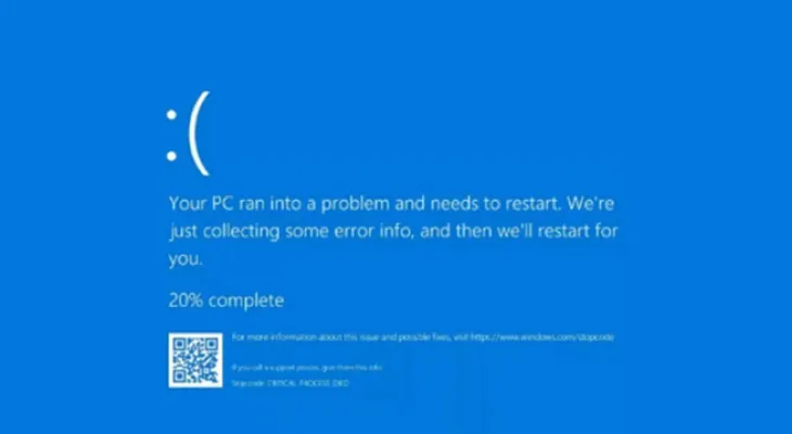 Microsoft “aposenta” famosa tela azul da morte do Windows após mais de 30 anos