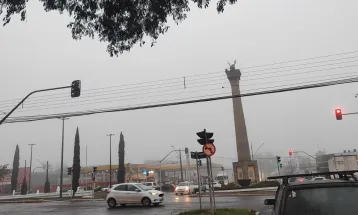 Frio e garoa marcam início da semana em Cascavel