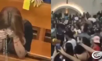 Virginia Fonseca vai à igreja rezar e é cercada por fãs: “Bizarro”