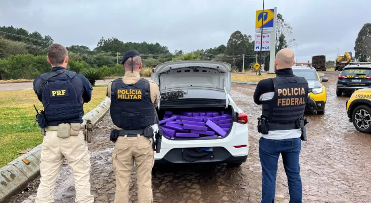 Polícia Rodoviária Federal apreende mais de meia tonelada de maconha em Guarapuava