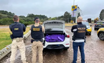 Polícia Rodoviária Federal apreende mais de meia tonelada de maconha em Guarapuava