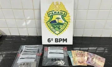Polícia Militar prende dois por tráfico de drogas em Cascavel
