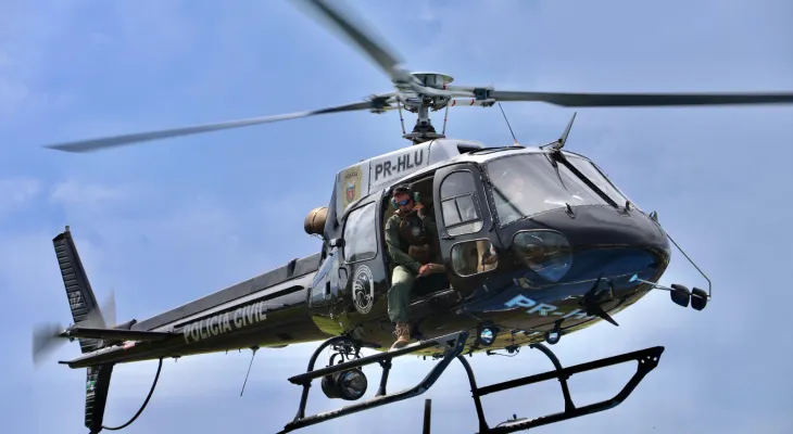 PCPR celebra 9 anos do Grupamento de Operações Aéreas com 3.800 missões