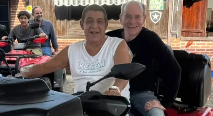 Zeca Pagodinho e Ney Matogrosso agitam a web com encontro inesperado