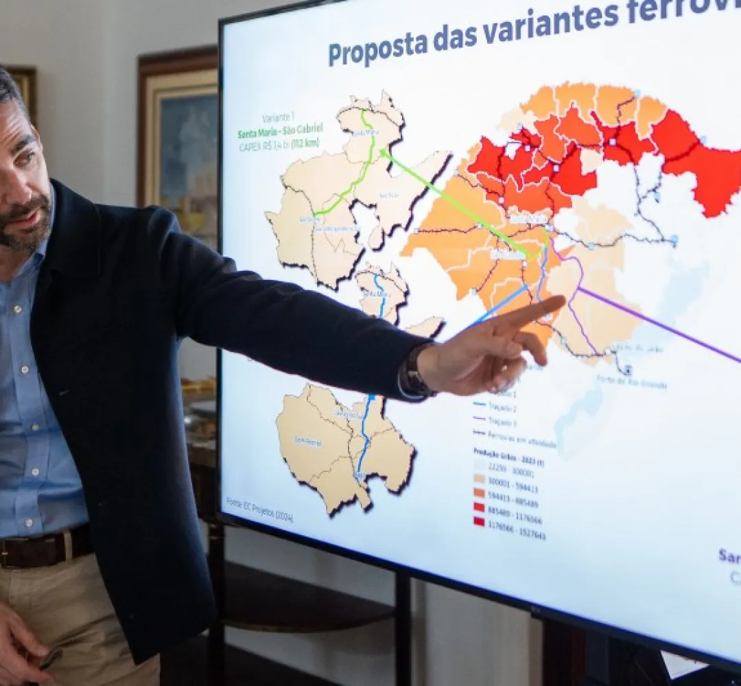 Reunião discute concessão da malha ferroviária da região Sul