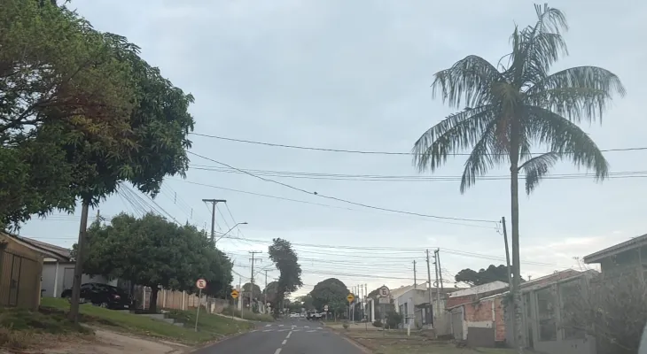 Temperaturas amenas e tempo seco marcam o clima desta quinta-feira em Cascavel