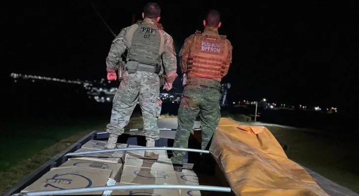 Polícia Militar apreende 25 mil pacotes de cigarros contrabandeados no Oeste