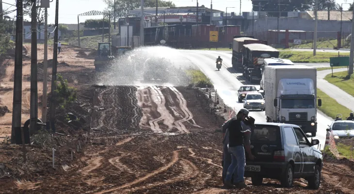 Obras da avenida Pedromiro José Fernandes avançam e duplicação começa a ganhar forma em Umuarama