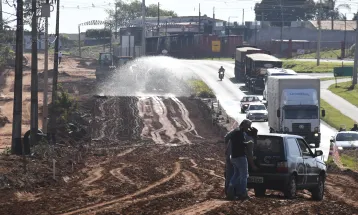 Obras da avenida Pedromiro José Fernandes avançam e duplicação começa a ganhar forma em Umuarama