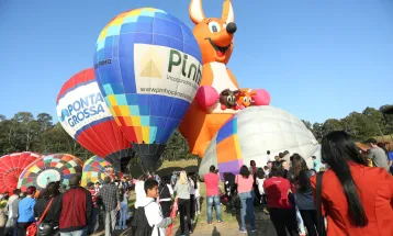 Festival de Balonismo volta a colorir os céus de Ponta Grossa na próxima semana