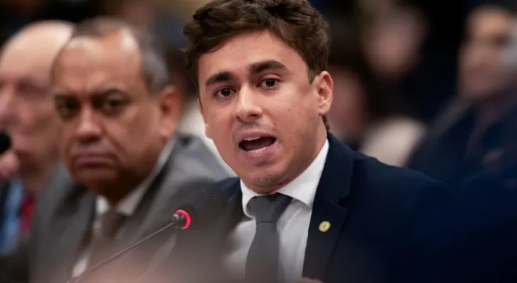 Nikolas reage à decisão de Moraes que ameaça levar Bolsonaro à prisão
