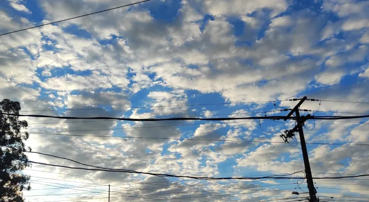 Quarta-feira começa com temperaturas amenas e instabilidade no céu em Cascavel