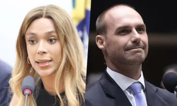 Transfobia: Chamada de João, Erika Hilton processa Eduardo Bolsonaro