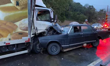 Grave acidente na BR-470 em Apiúna (SC) deixa três mortos e múltiplos feridos