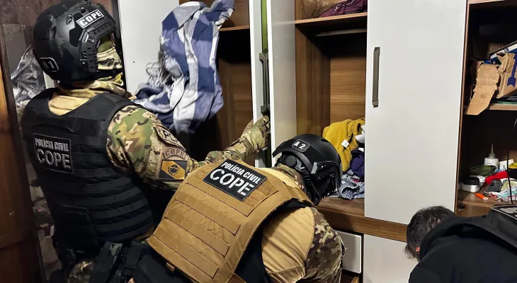PCPR deflagra operação contra grupo investigado por comércio ilegal de armas no Sudoeste