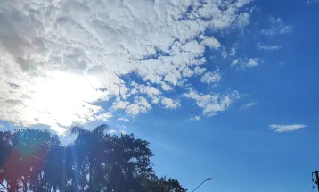 Clima ameno e ventos moderados marcam o sábado em Cascavel