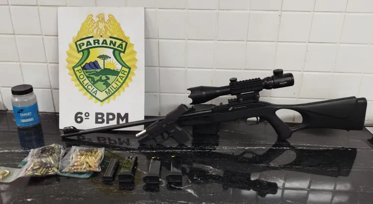 Homem é preso após denúncias de disparos e perturbação do sossego no bairro Cataratas, em Cascavel
