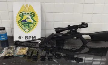 Homem é preso após denúncias de disparos e perturbação do sossego no bairro Cataratas, em Cascavel