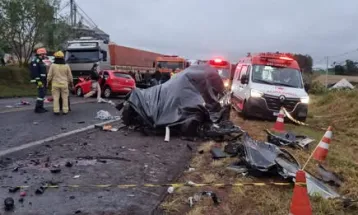 Grave acidente na BR-369 em Corbélia deixa três mortos e três feridos