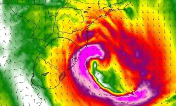 Ciclone mantém tempo instável no Sul e Sudeste