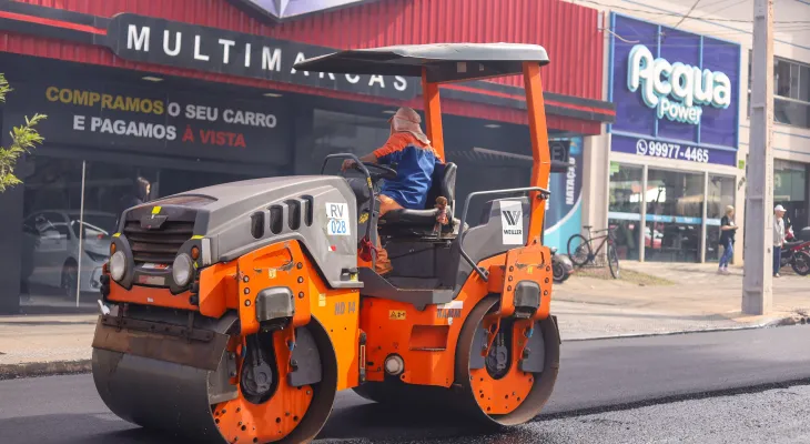 Maringá inicia hoje recapeamento nas avenidas JK e Laguna