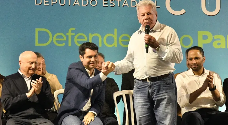 Prefeito de Umuarama recebe o presidente da ALEP deputado estadual Alexandre Curi