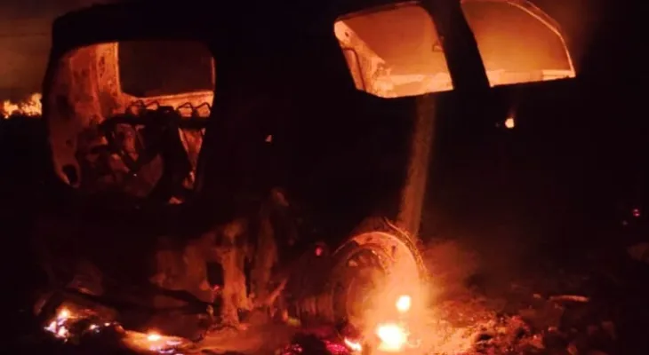 Homem é vítima de golpe e tem carro incendiado em Laranjal