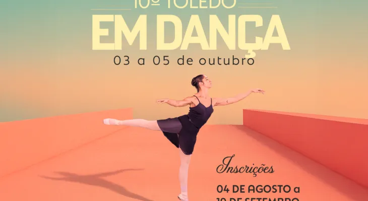 10º Toledo em Dança: Secretaria da Cultura abre inscrições e divulga regulamento