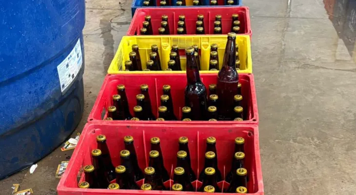22,3 mil cervejas falsificadas: PCPR e PMPR desarticulam grupo que adulterava rótulos