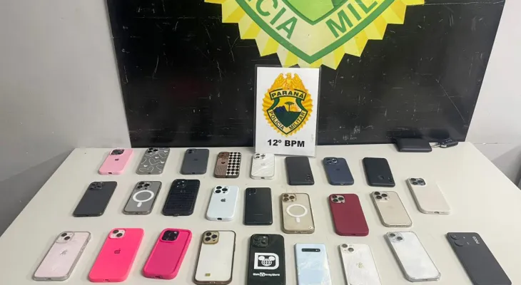 Roubos de celulares caem mais de 16% no Paraná no primeiro semestre de 2025