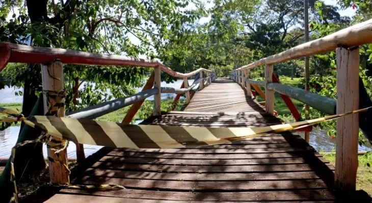 Prefeito e secretário das Cidades Guto Silva anunciam novas passarelas e comporta para o Lago Igapó