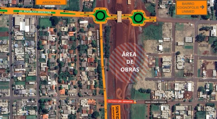 Perimetral Leste de Foz do Iguaçu terá tráfego liberado embaixo de novo viaduto
