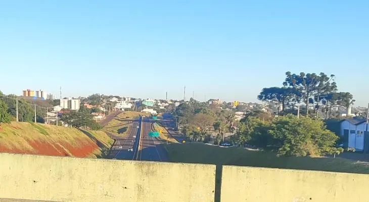 Frio intenso marca a manhã desta terça-feira em Cascavel