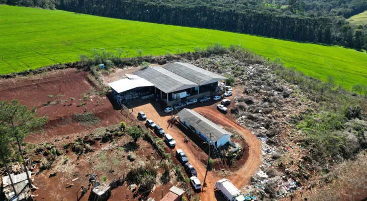 Itaipu investe em reciclagem e infraestrutura rural em Quedas do Iguaçu