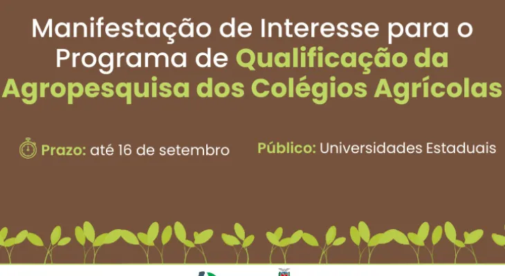 Universidades estaduais podem ofertar pós-graduação para professores de colégios agrícolas