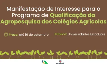 Universidades estaduais podem ofertar pós-graduação para professores de colégios agrícolas