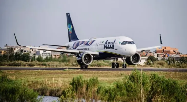 Vento forte impede pouso e avião da Azul arremete duas vezes em Caxias do Sul