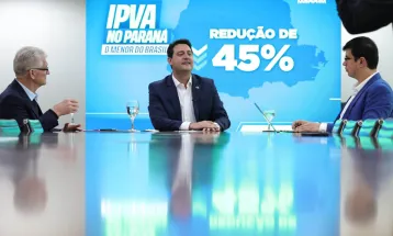 Com redução de 45%, Paraná terá menor alíquota de IPVA do Brasil em 2026
