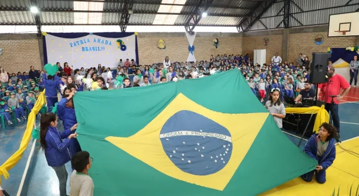Semana da Pátria celebra o amor ao Brasil com programação especial em escolas e Cmeis de Cascavel