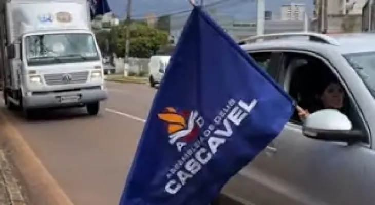 Assembleia de Deus de Cascavel celebra 68 anos com culto especial e carreata